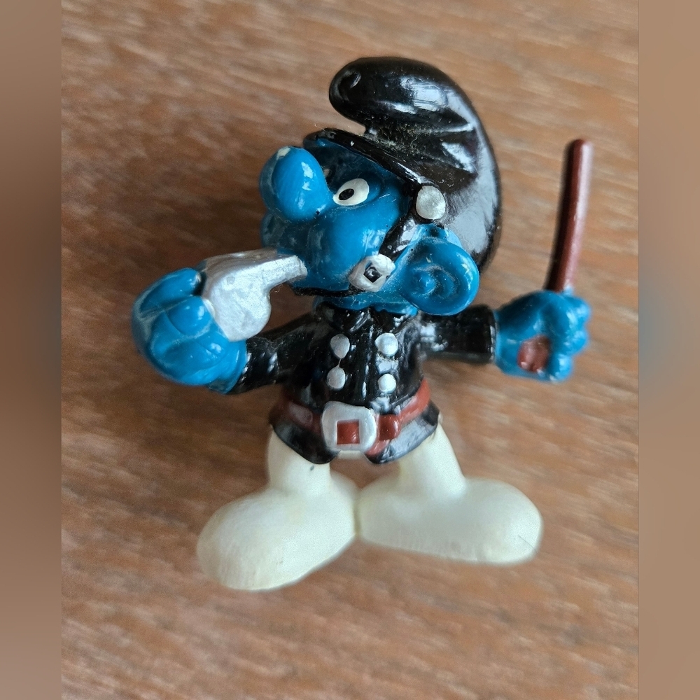 Smurfs Vintage Lot PVC Toy Figurine 1980 Schleich Peyo Clown Collect Nostalgia - Picture 6 of 11